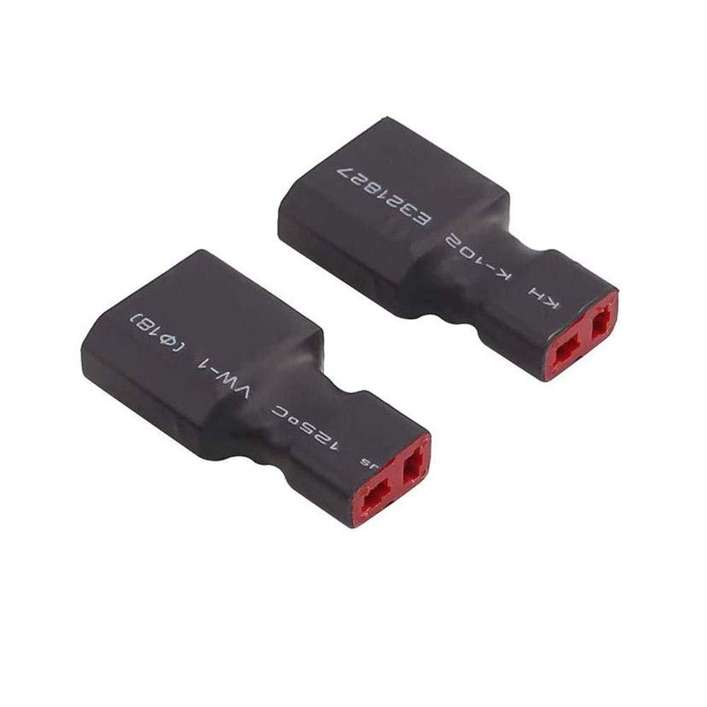 3 Adattatori Per Connettori Batteria: Da Deans Femmina (T-Plug) A XT90 Maschio - Senza Fili - Per ESC E Caricabatterie