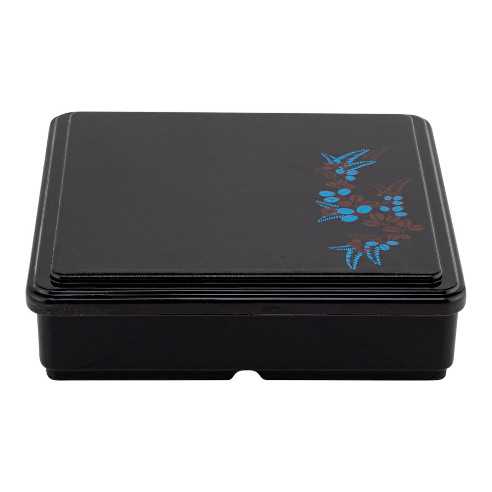 Restaurantware Bento Tek - Contenedor de almuerzo con compartimento de 8.3 x 2.2 pulgadas, 1 contenedor de almuerzo para adultos estilo japonés, con 5 compartimentos a prueba de grasa, caja de