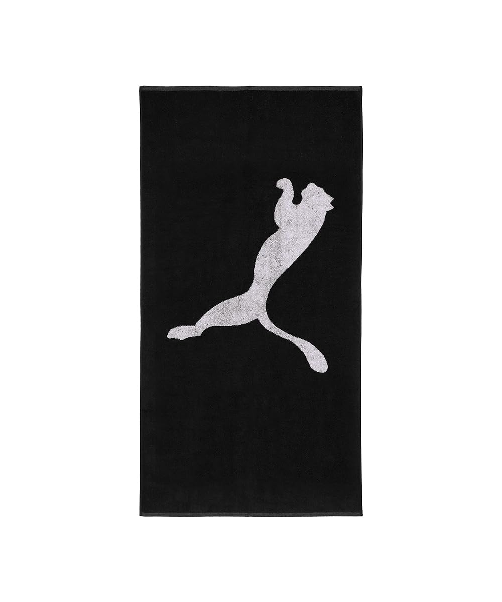 PUMA Unisex Team Towel Small (50x100) Ręczniki, Black White, OSFA, Puma Black-puma White, jeden rozmiar