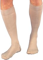 Vista 8 de JOBST Relief - Calcetines de compresión graduados hasta la rodilla, 15-20 mmHg, cómodo diseño unisex, punta cerrada, negro, XL