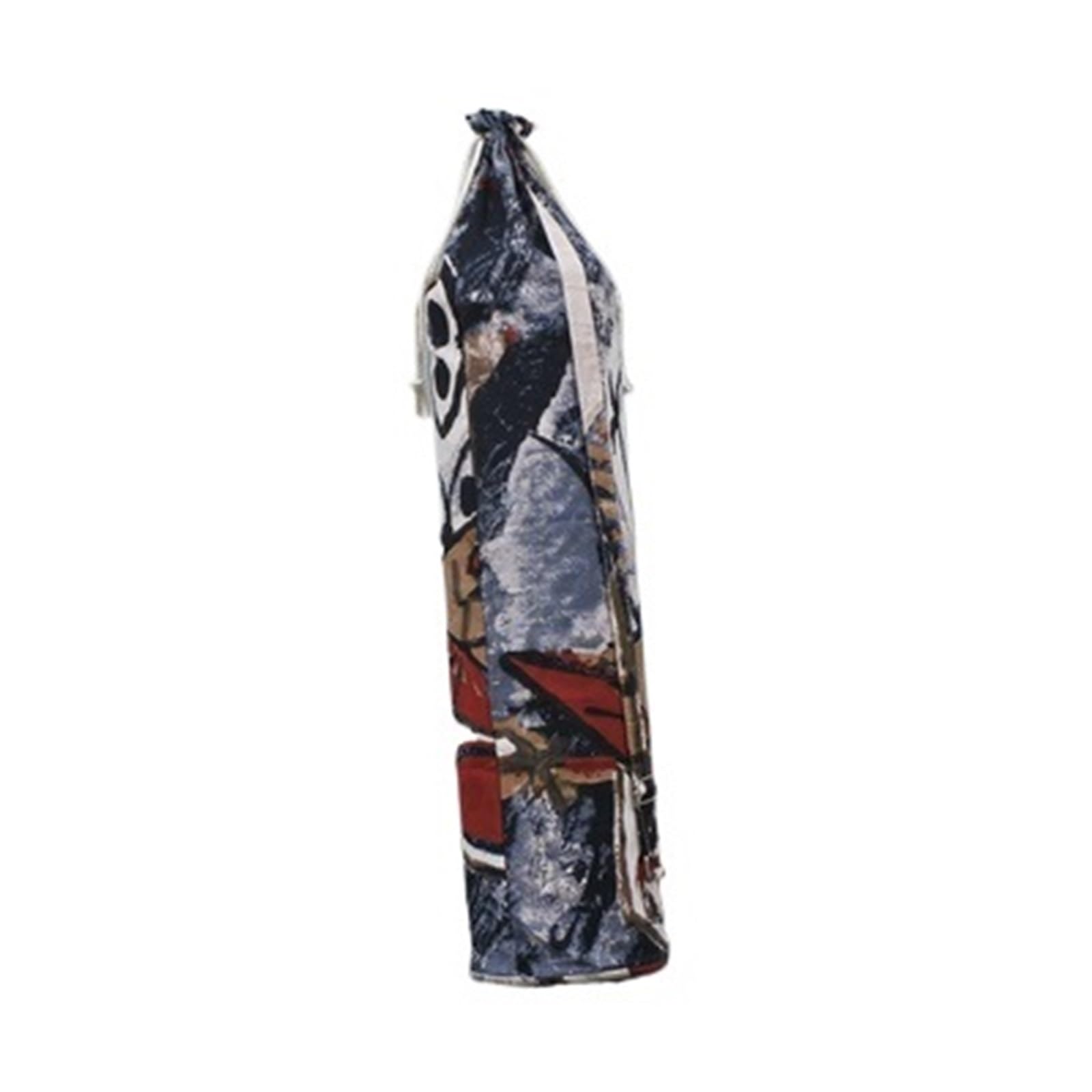 Bolsa Para Esterilla De Yoga Bolsa Retro de algodón puro for Yoga, bolsa portátil for esterilla de gimnasio, mochila de Yoga de gran capacidad, funda for esterilla de Yoga y Pilates de un solo hombro,