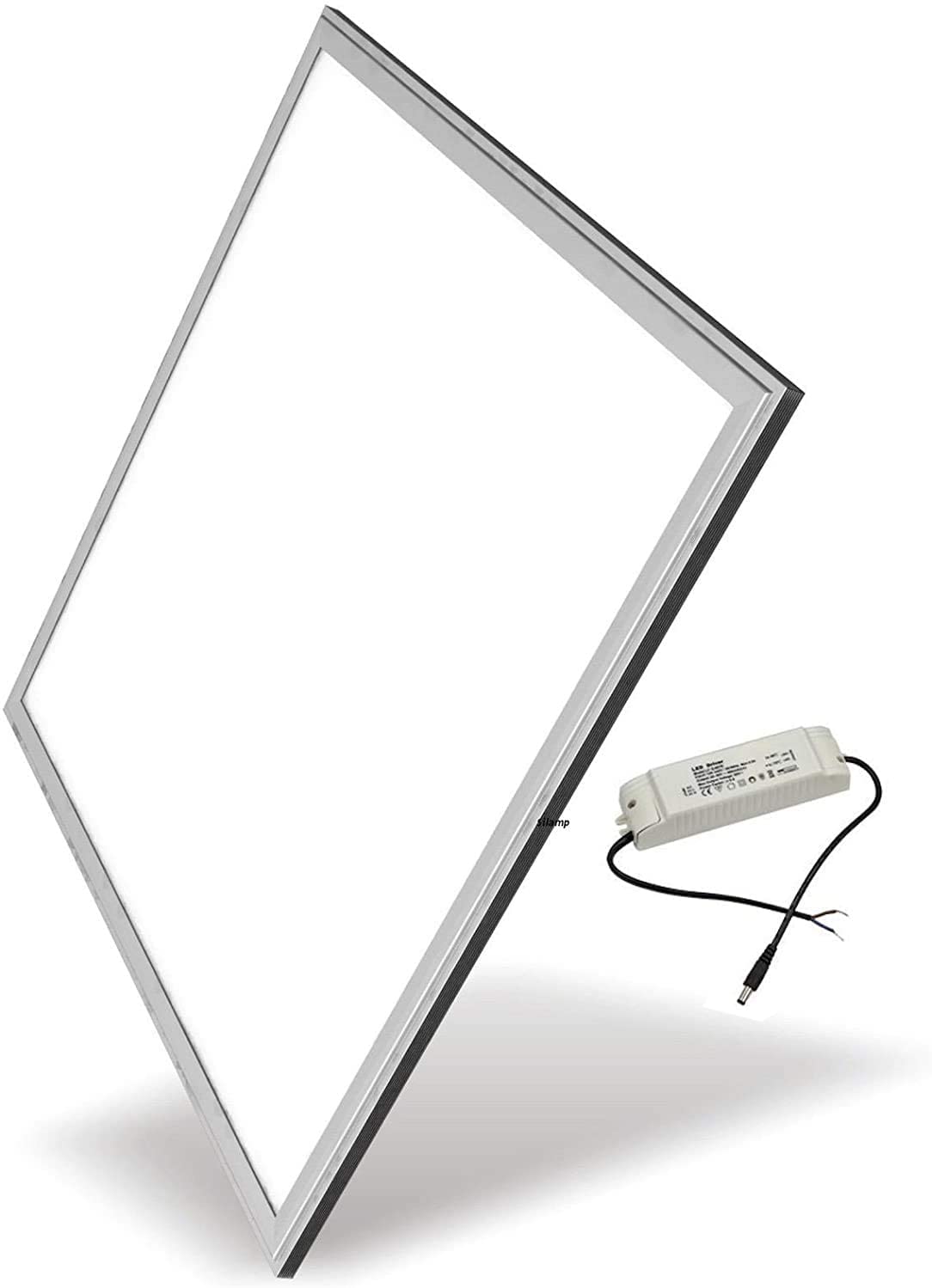 panneau LED slim Argent xfy-595h2 48 W 60 X 60 Neutre, 4500 K