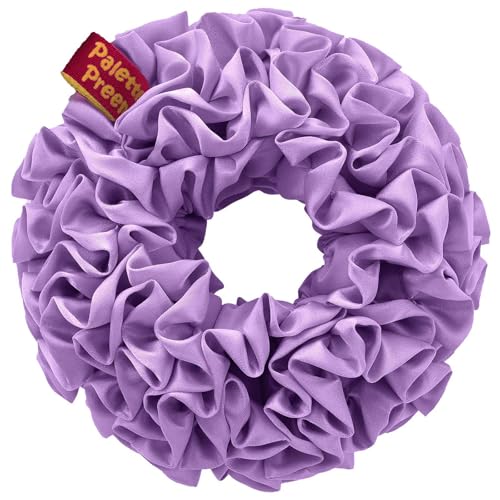 Scrunchies for women and girls, Satin hair ties big scrunchies, Suitable for multiple occasions,Women accessories,Birthday gifts for women, Palette Preen?purple,1pieces