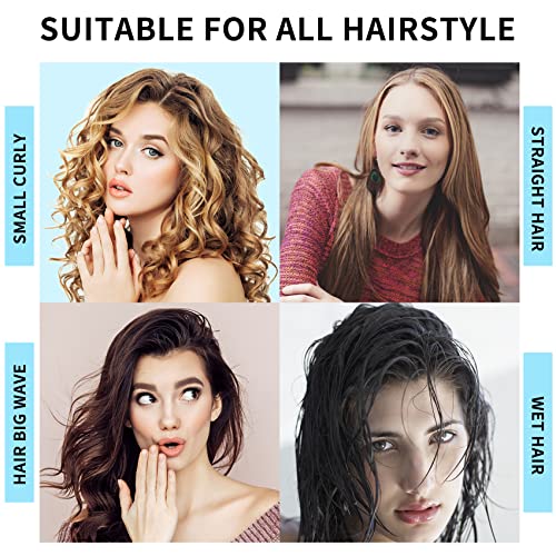 Natural Bamboo Wooden Hair Comb For Women And Men - Eco Friendly Wide Tooth Comb Detangling Curly Hair And Beard Comb For Men（2Pcs） #TOP6