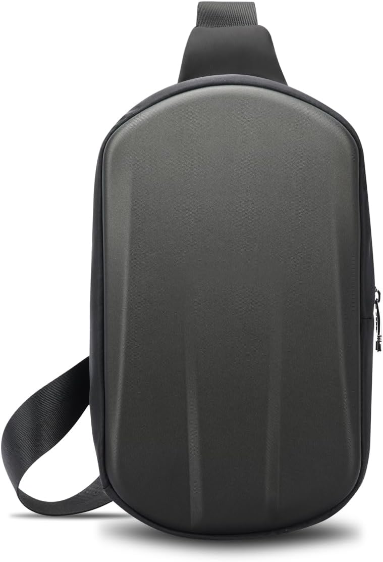 BOPai Hard Shell Crossbody Bag for Men Sling Shoulder Handbag