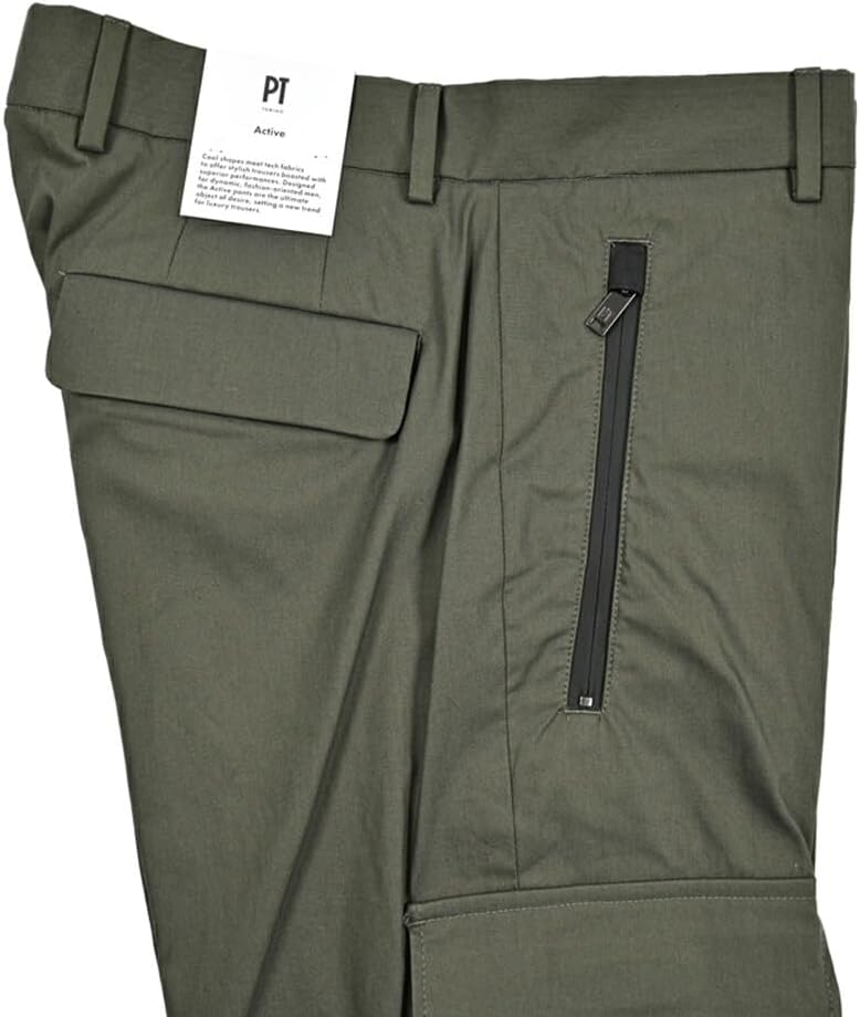 ★入手困難★【PT TORINO(ピーティートリノ)】[ピーティートリノ] ACTIVE LAMDA スラックス ノータック ストレッチ カーゴ パンツ 春夏 秋 3シーズン メンズ コ