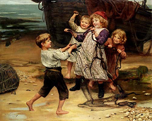 Peinture The Days Catch pour décorer un salon familial avec une toile impressionniste