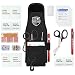 Medical EMT Shears/Scissors, Pupil Light, Tweezers with Tactical First Responder Tool Belt Holster + BONUS Essential Emergency First Aid Supplies