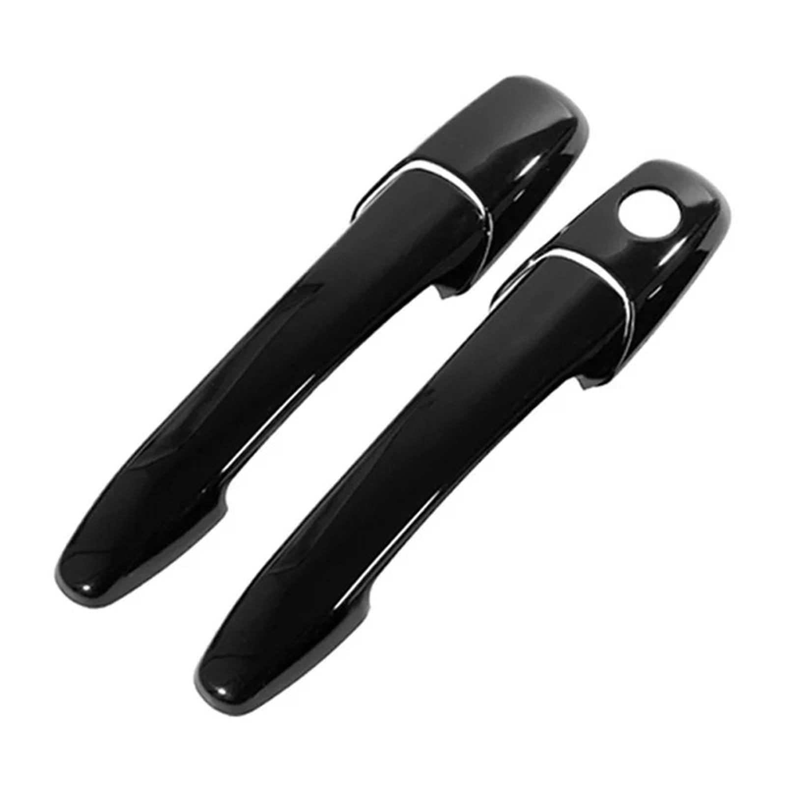 Aiwejdf 2 1Hole Bright Black Exterior Door Handle Hinge Repair Kit Fit For Mazda Cx9 2008-2014 Door Bowl Handle Decorative Scratch-Proof Modification Accessories(2 1Hole Bright Black)