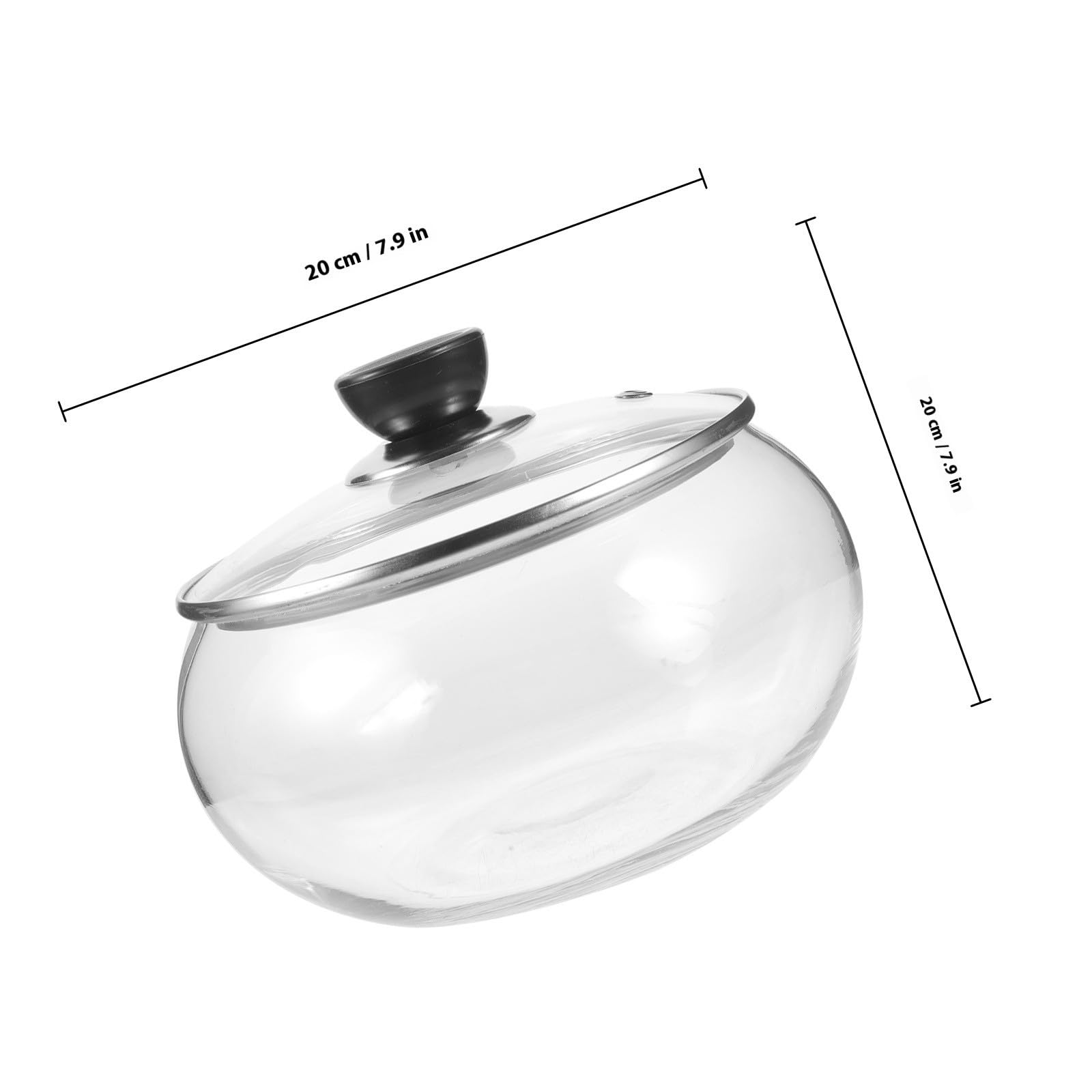 OSALADI Glas Gurkenbehälter 1,5kg mit Deckel Erhöhter Rand zum Wasserschutz Transparenter Vorratsbehälter für Lebensmittelaufbewahrung im Haushalt