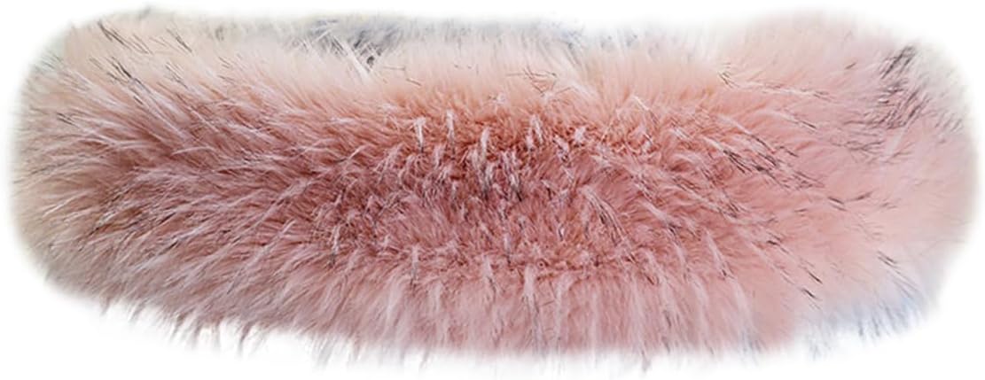 ECYC Women Faux Fur Collar Scarf, Plush Neck Warmer Scarf Wrap Winter Warm Collar Shawl Furry Cold Weather Scarves for Women