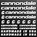 myrockshirt Cannondale Aufkleber Sticker Fahrrad Bike MTB BMX Road 17 Stücke ca.30cm Aufkleber Autoaufkleber Sticker Decal ohne Hintergrund UV&Waschanlagenfest
