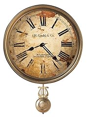 Howard Miller J.H. Gould and Co. III Wall Clock 620 441 15 Inch Antique Brass Pendulum with Auto photo Howard Miller J.H. Gould and Co. III Wall Clock 620 441 15 Inch Antique Brass Pendulum with Auto