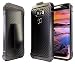 LG G5 Case, Nznd® [Shield Carbon Fiber] Hybrid Armor Stand with Holster Locking Belt Clip Combo Case for LG G5 - Black