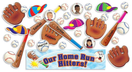Scholastic Teacher's Friend Our Home Run Hitters! Mini Bulletin Board (TF8055)