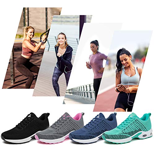 Image of Mishansha Womens Sneakers Air Cushion Running Tennis Shoes Women Lightweight Arch Support Walking Shoes