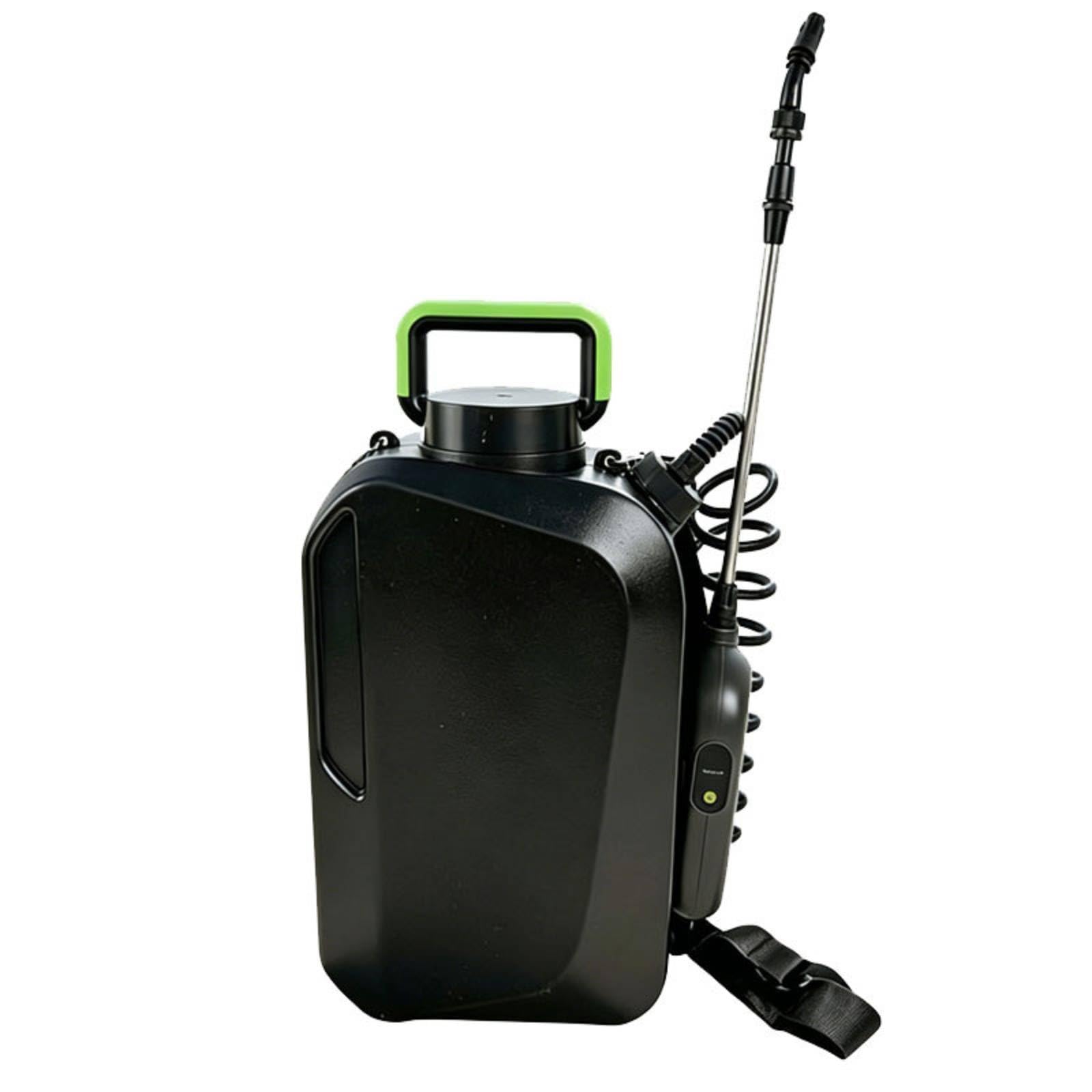 Pulverizador Eléctrico Mochila Jardín 12L Atomizador Rociador Aspersor Recargable con Enrollada Flexible y Gatillo Cómodo y Estable Adecuado para
