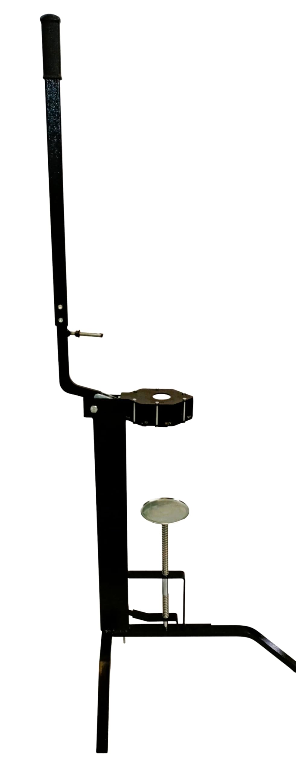 Tappatrice a Colonna Professionale 2-in-1 per Tappi a Fungo e Raso - Tappabottiglie Manuale Regolabile in Ferro per Bottiglie di Vino e Spumante