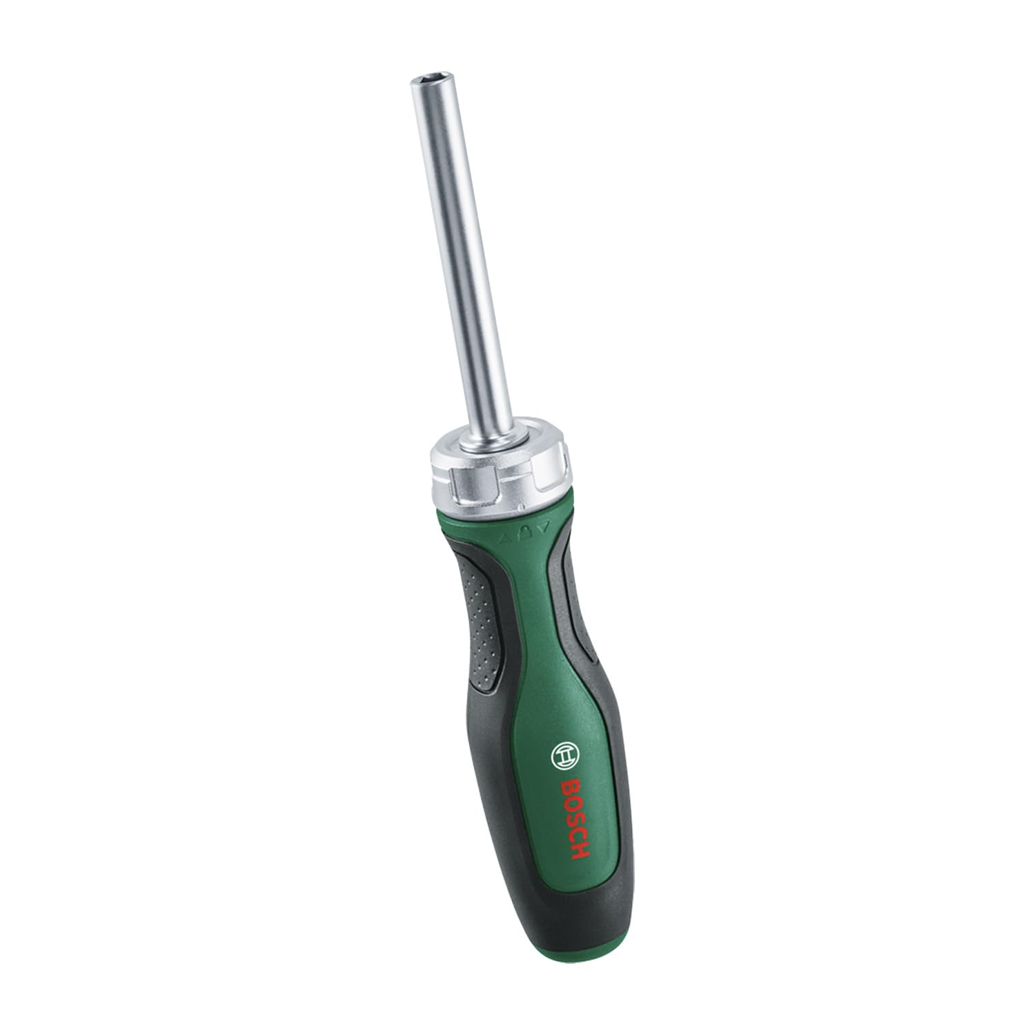 Bosch Juego destornillador de carraca con puntas, 19 piezas (alto par máx. 36Nm; engranaje 36 dientes; portapuntas magnético; ergonómico; 18 puntas S2; almacenamiento de puntas)