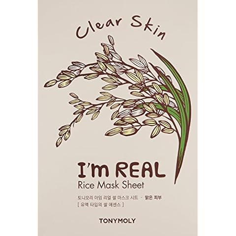 TONYMOLY I'm Real Rice Sheet Mask Cover