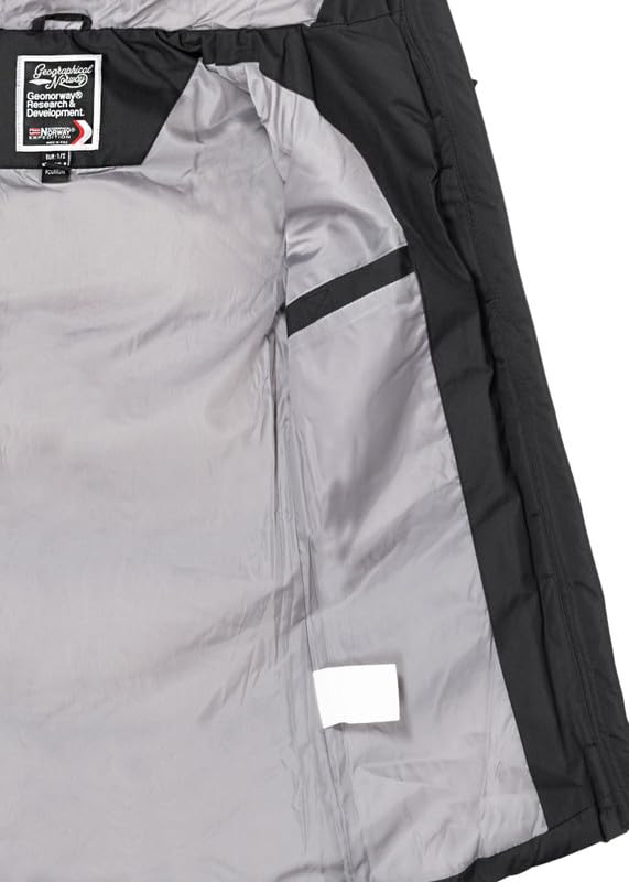 Geographical Norway Crown Lady - Giacca Donna Imbottita Calda Autunno-Invernale - Cappotto Caldo - Giacche Antivento A Maniche Lunghe e Tasche - Abito Ideale
