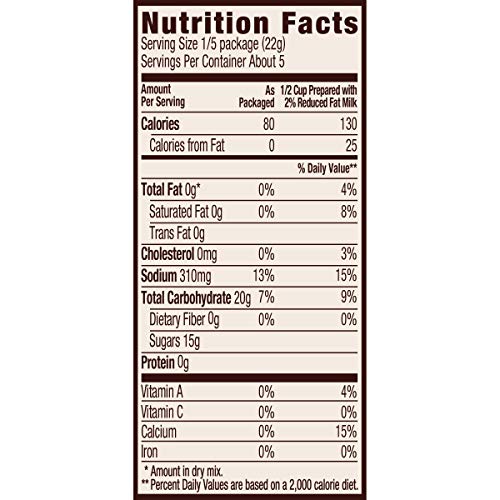Godiva White Chocolate Vanilla Bean Instant Pudding Mix (3.9 oz Boxes, Pack of 14)