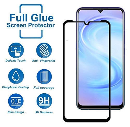 Image of Screen Protector for Huawei Honor P30 Pro (Black) Tempered Glass Edge-to-Edge 6D Screen Guard With Installation Kit