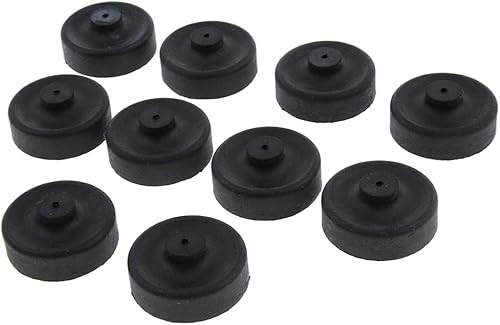 homozy 10 piezas de copa de goma para bomba de aire de diafragma para bomba de pesca de acuario, color negro, 2