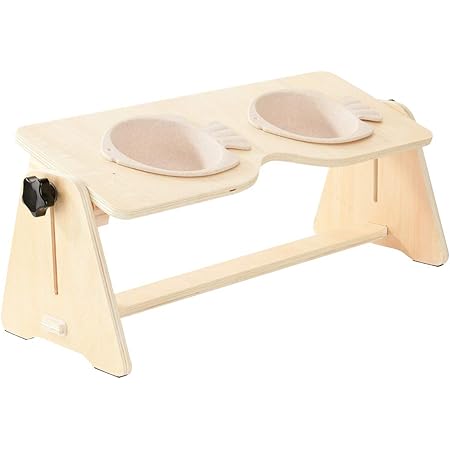 Amazon 木製 ペット フードボウル ボウルスタンド セット 角度と高さ調節可能 滑り止めの犬猫用食器 食台 と2つ壊れにくい 餌入れお皿 小麦繊維製 Highkit 小麦繊維製 250ml Highkit 食器 ボウル 通販