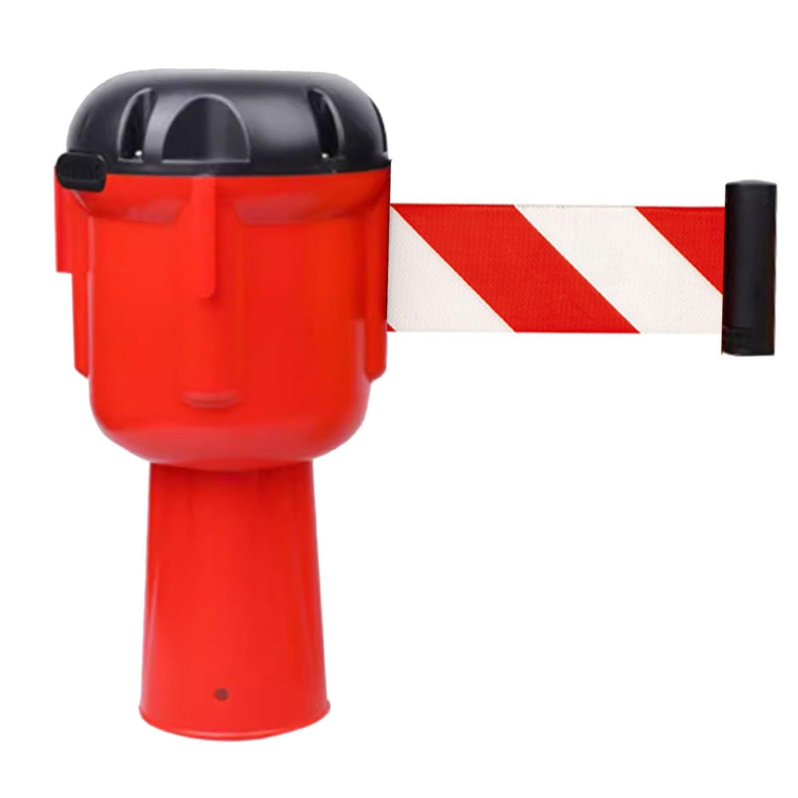 GTHTUHFD 32Ft Retractable Cone Barrier Tape - Mountable Caution Hazard Tape For Traffic Cones, Durable Safety Belt For Crowd Control, Outdoor & Indoor Use,B-10M/32FT