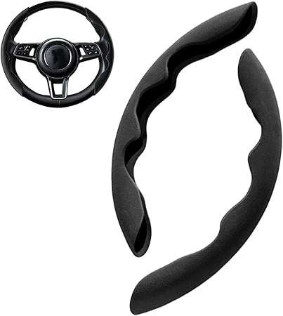 Amazon 即納 アルカンターラ調 ステアリングカバー 汎用 軽自動車 普通車 取付簡単 汚れ防止 滑り防止 オールシーズン対応 ブラック レザー ハンドルカバー 人工スエード生地 内装 パーツ カスタム アクセサリー ハイエース0系 Rav4 50系 ジムニーシエラ Jb74w Amazon 即納 アルカンターラ調 ステアリングカバー 汎用 軽自動車 普通車 取付簡単 汚れ防止 滑り防止 オールシーズン対応 ブラック レザー ハンドルカバー 人工スエード生地 内装 パーツ カスタム アクセサリー ハイエース0系 Rav4 50系 ジムニーシエラ Jb74w