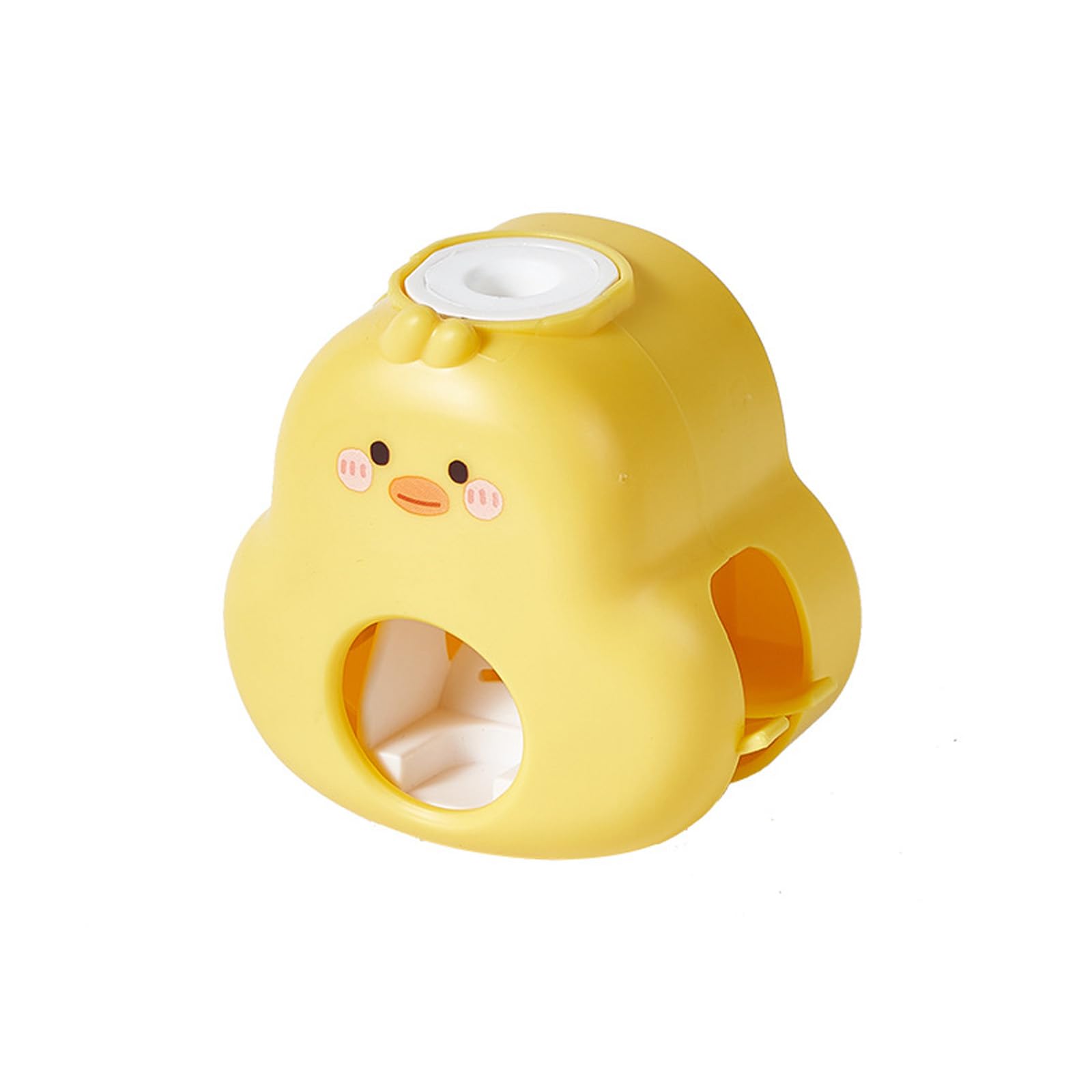 Wandmontierter Automatischer Squeeze Zahnpastaspender Cartoon Ente Badezimmer Organizer Zahnbürstenständer Für Kinder Und Erwachsene Reise Zahnpasta Quetscher Für Hygiene