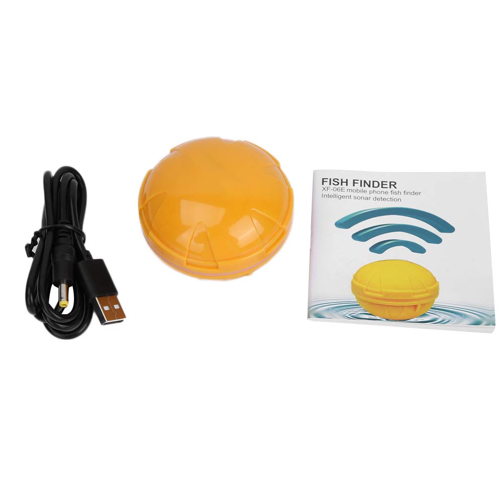 Wireless Mobile Phone Sonar Sensor Echo Fish Finder Fishfinder Fish Detect for iOS App Sonar Sensor distance of 0.6-36m fish distance