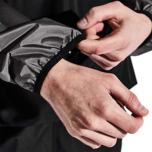Hotsuit Sauna Suit For Men Sweat Sauna Jacket Pant Gym Workout Sweat Suits, Gray, 5Xl #TOP7