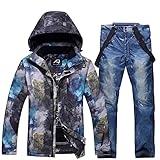 🎿【ANTIVENTO】 Lo spazio interno della giacca è riempito con poliestere di alta qualità per fornire un buon effetto di conservazione del calore. Alta tecnologia antivento e impermeabile, rende il prodotto un buon effetto impermeabile, antivento e resistente all'usura. Lavare in lavatrice a freddo/Ciclo delicato/Asciugare in asciugatrice/Non candeggiare