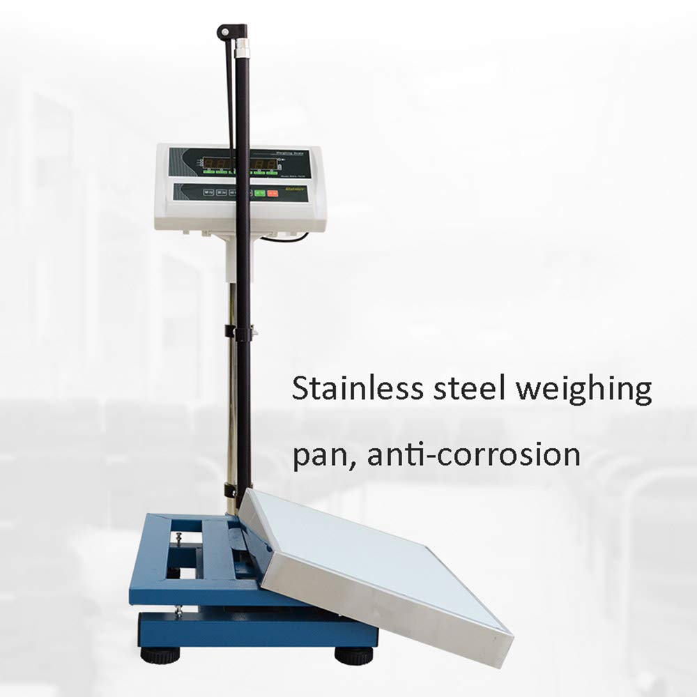 Bilancia professionale per medico, bilancia elettronica per altezza e peso, bilancia digitale di precisione, display a LED, misurazione accurata 72-190 cm/peso 300 kg (200 kg 30 * 40 * 70 cm) (300