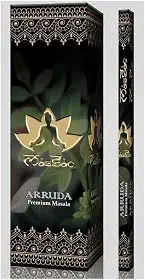 Kit de Incensos de Arruda, 6 Unidades, para Proteção e Limpeza Espiritual