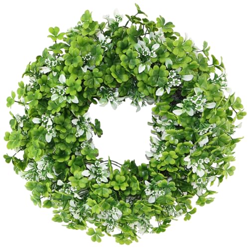 BINFEN St Patricks Day Wreath 18” – Green...
