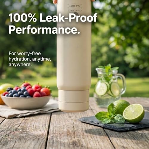 Image of CLAY CRAFT VACBOTT Legend Apex Double Wall|18 Hours Hot and 24 Hours Cold Vacuum Insulated Flask 550ml, 1Pcs, Steel Bottles for Travelling|BPA-Free|Leak Proof|BIS Certified|1Year Limited Warranty