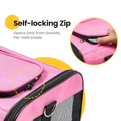 image for Conlun Cat Carrier Airline Approved, Soft-Sided Dog Carrier with Inner