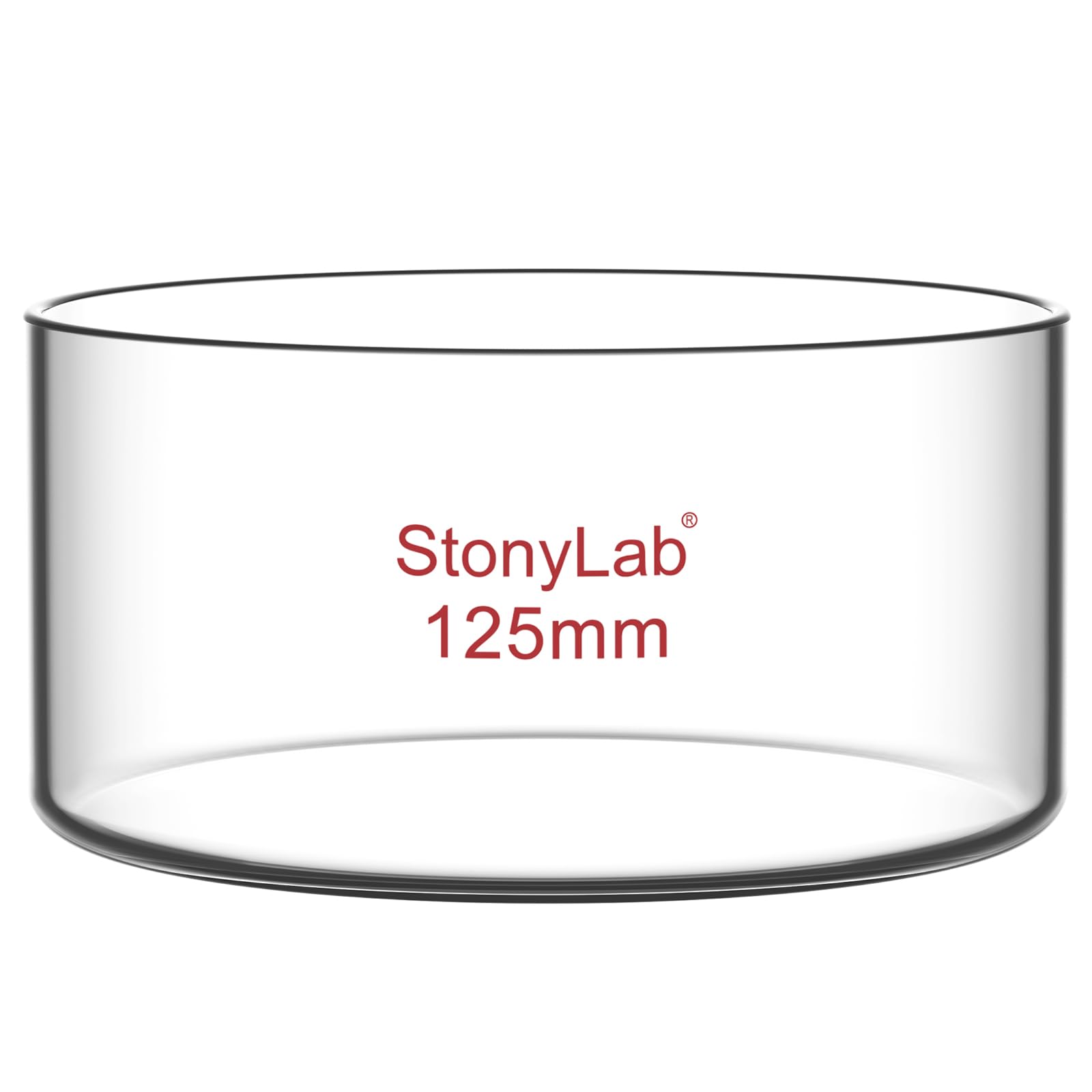 stonylab Crystallizing Dish, Thick-Wall High Borosilicate Glass Crystallizing Dishes for Crystallization and Evaporation Lab Glassware, Flat Bottom, No Spout, O.D. 80 mm, 100 ml — Amazon image 10