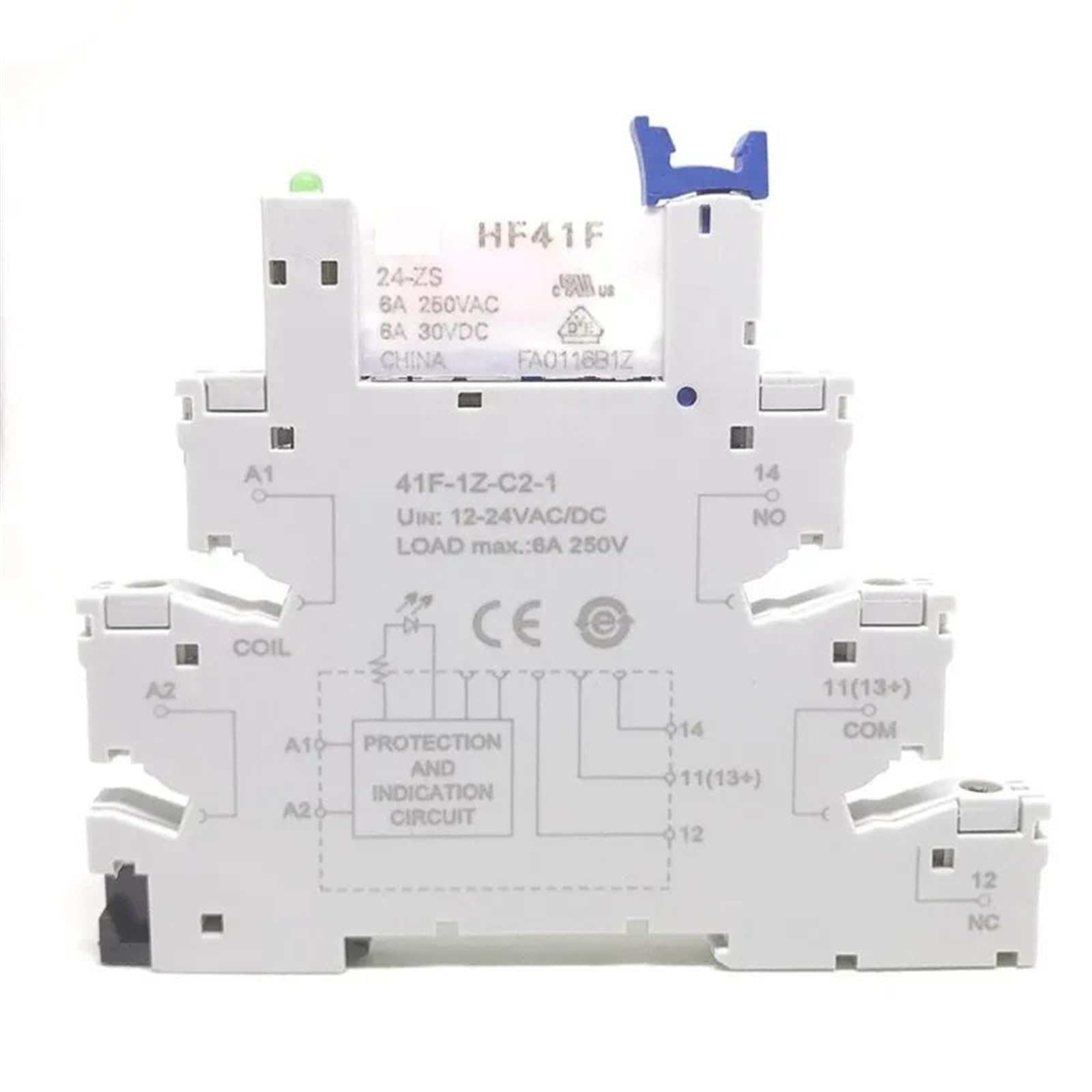 Plaque de câblage Rapide HF41F 6A 1CO pour Connexion Stable et Sécurisée