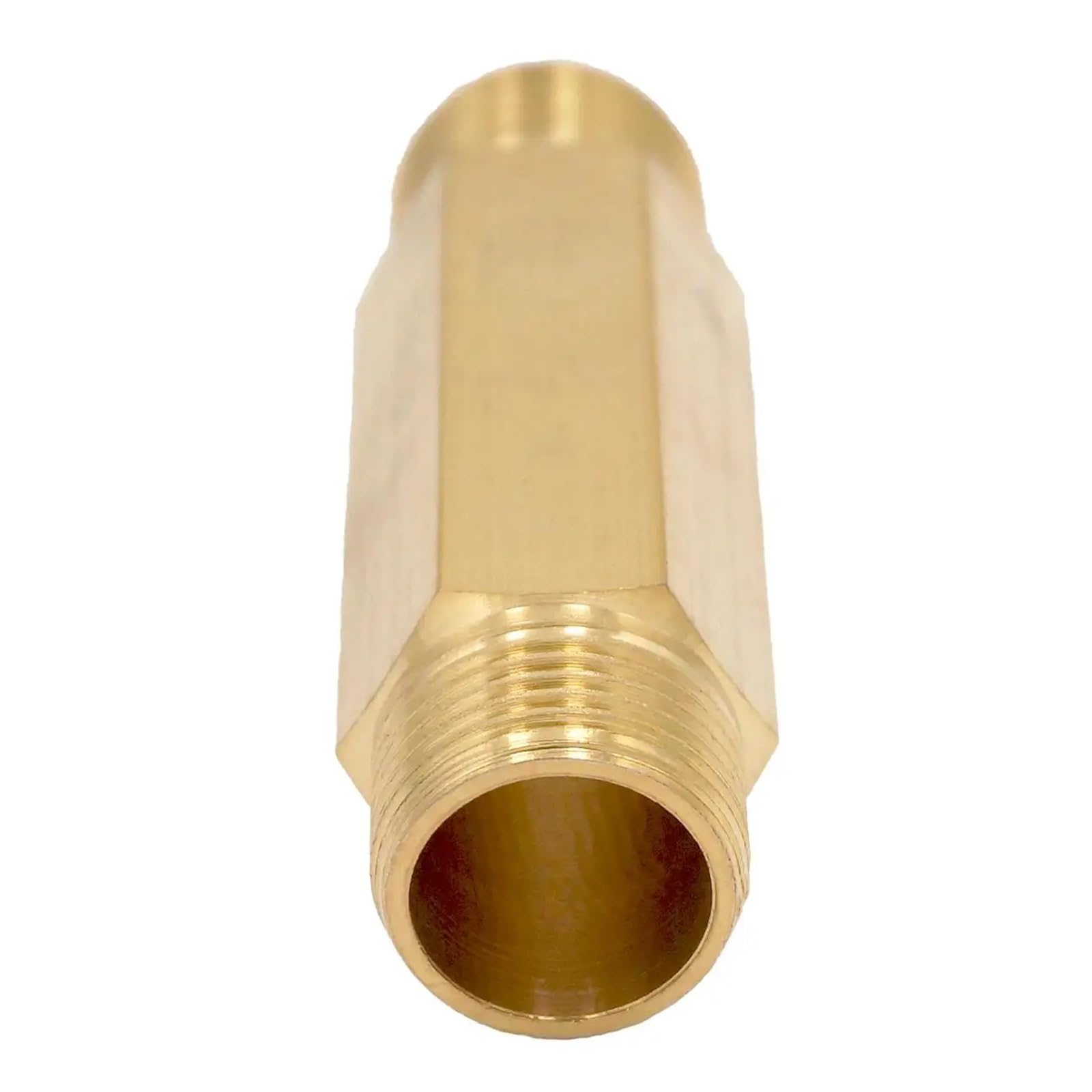 Raccordo maschio BSP da 3/8" lunghezza uguale 60 mm esagonale in ottone raccordo connettore accoppiatore