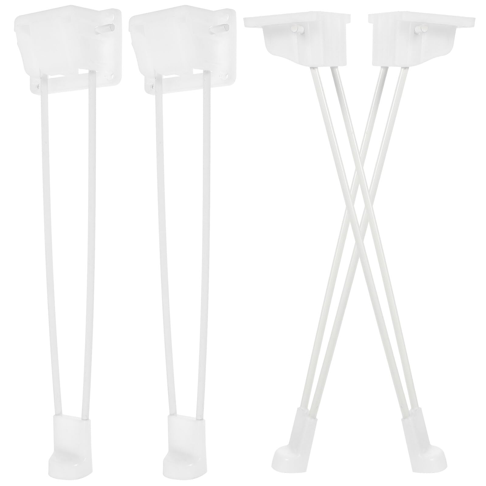Supports pliables en fer blanc de style moderne WOONEKY pour table basse haut de gamme