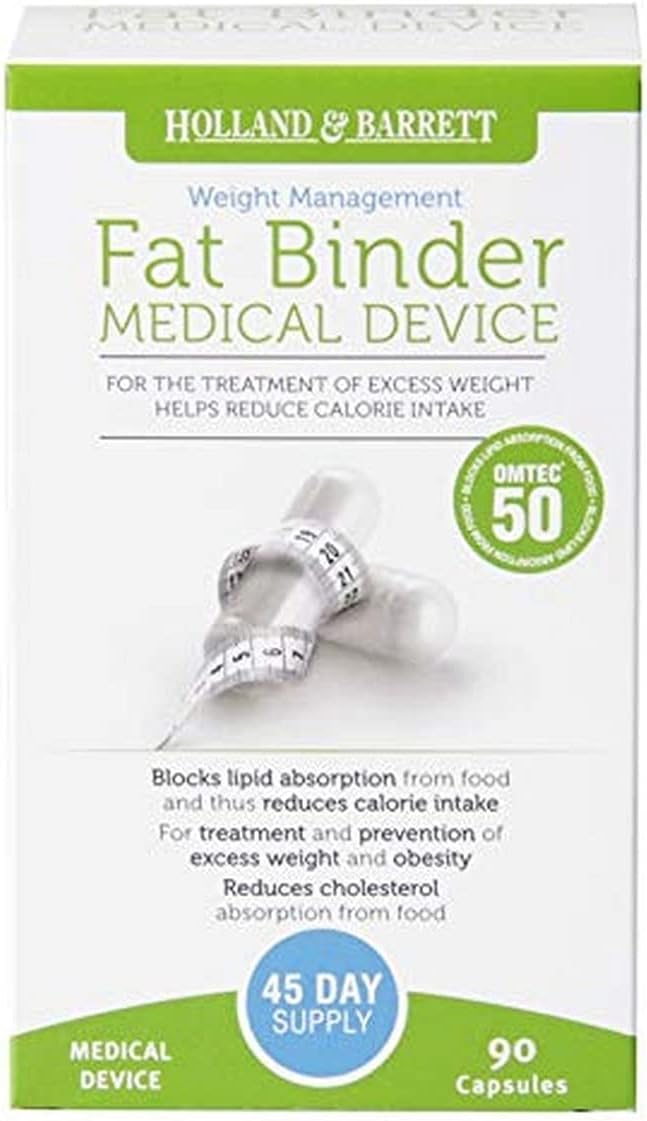 Holland & Barrett Fat Binder 45 Day Supply 90 Capsules Amazon.co.uk