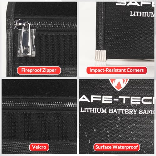 Funda de batería de litio probada de 5 VA resistente al calor a 800 °C 7