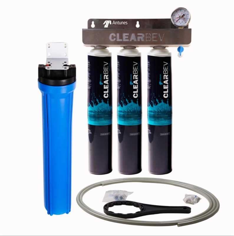 Clearbev 7100125 Antunes CBE-3200S Descaling Water Purifier Commercial Water Filter Home Water Filtration System Under Sink Filter System for Drinking Water