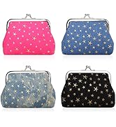 Oyachic 2er Set Marmor Münzbörsen - Stylische Kiss-Lock Münzbeutel Für Mädchen & Frauen