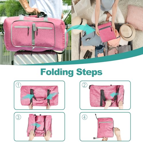 Image of Dimayar 65L Foldable Duffle Bag, Travel & Weekender, Overnight, Gym