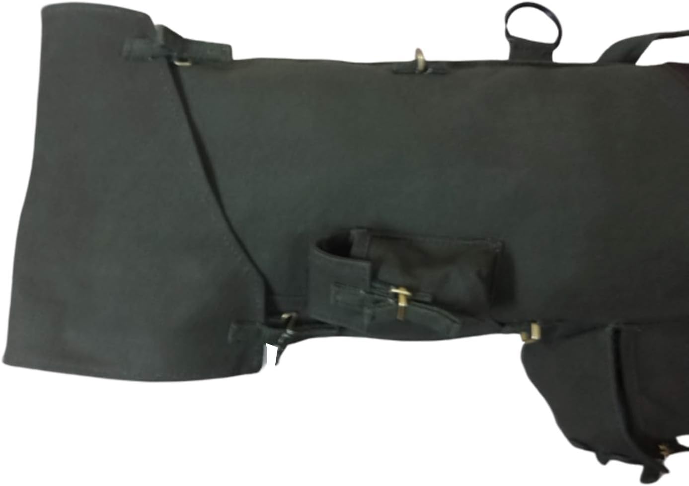 warreplica WWII German MP44 Carry Case - StG 44 Sturmgewehr Canvas & Leather Transport Bag, MP43 SMG Storage Sleeve, Authentic Reproduction Canvas with Leather, World War 2 Military Collectible